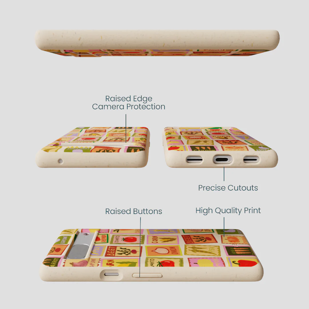 Seashell Veggie Packets Google Pixel 7 Case - Image 2