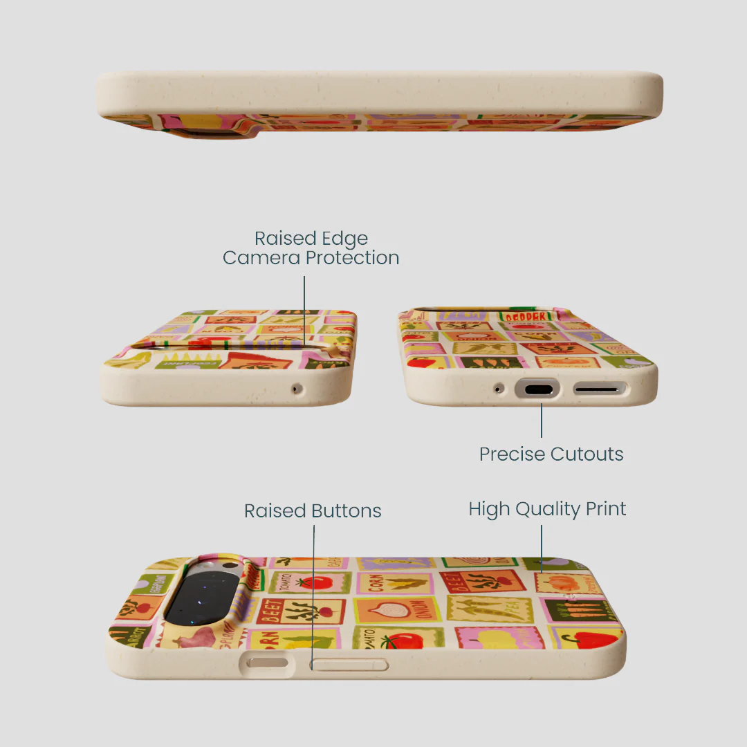 Seashell Veggie Packets Google Pixel 9/9 Pro Case - Image 2