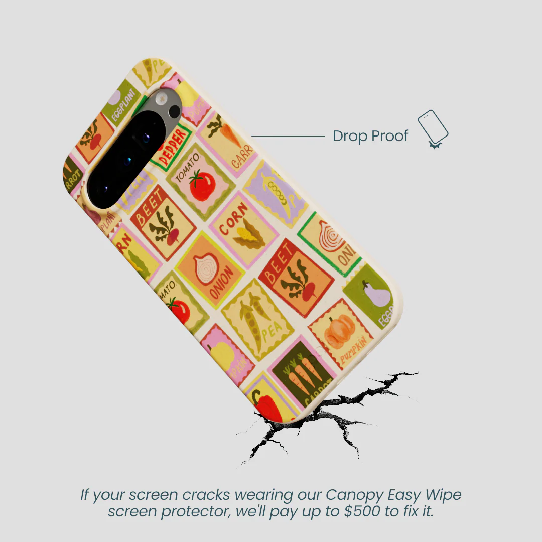 Seashell Veggie Packets Google Pixel 9/9 Pro Case - Image 4
