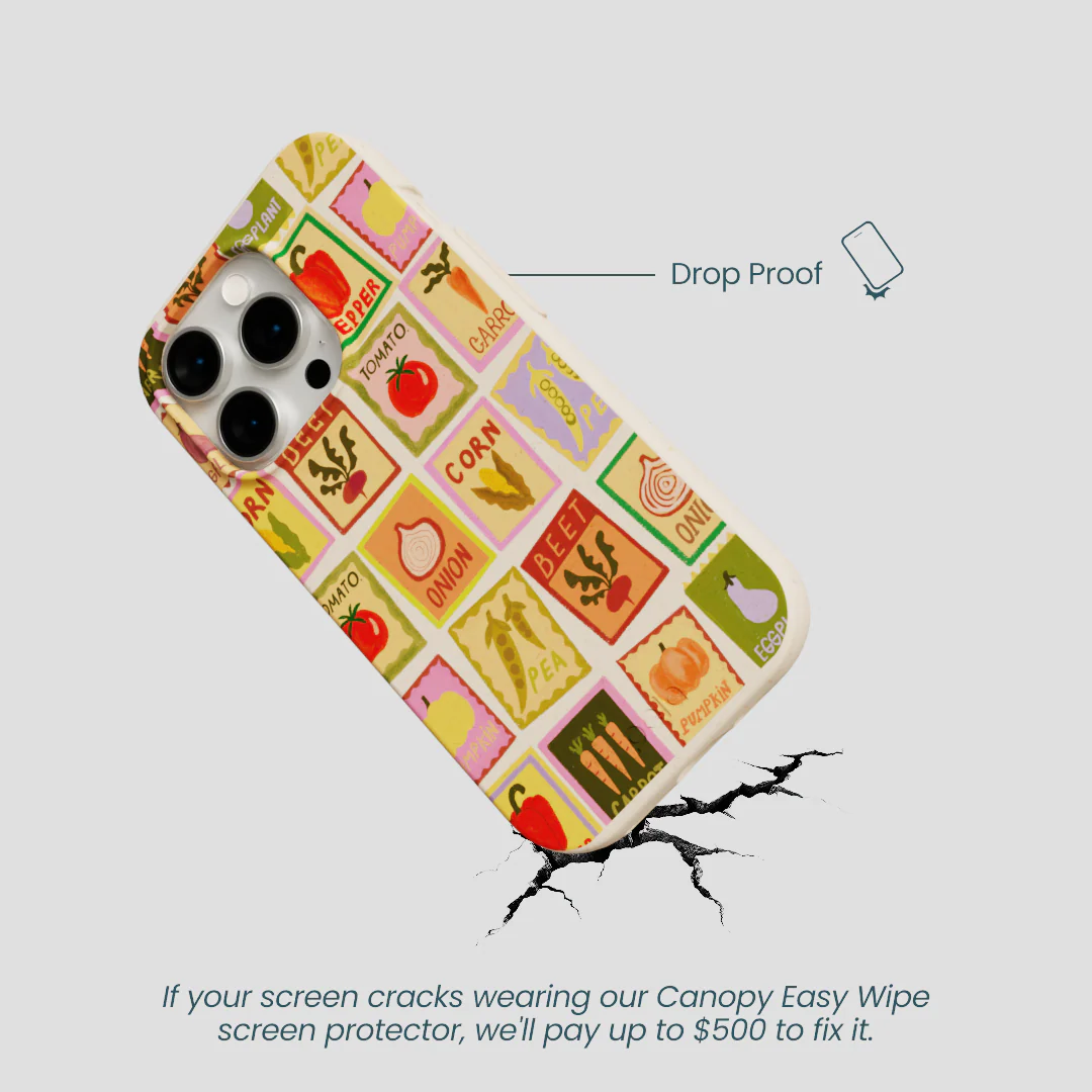 Seashell Veggie Packets iPhone 14 Pro Case - Image 5