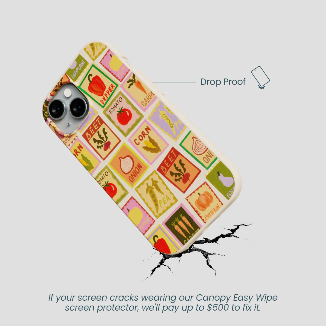 Seashell Veggie Packets iPhone 15 Case - Image 5