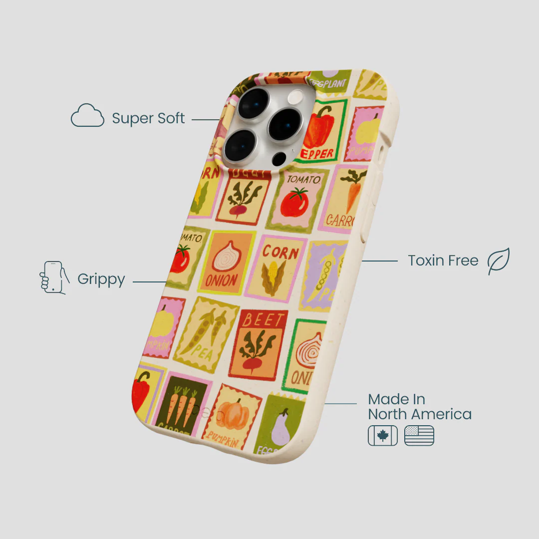 Seashell Veggie Packets iPhone 15 Pro Case - Image 4