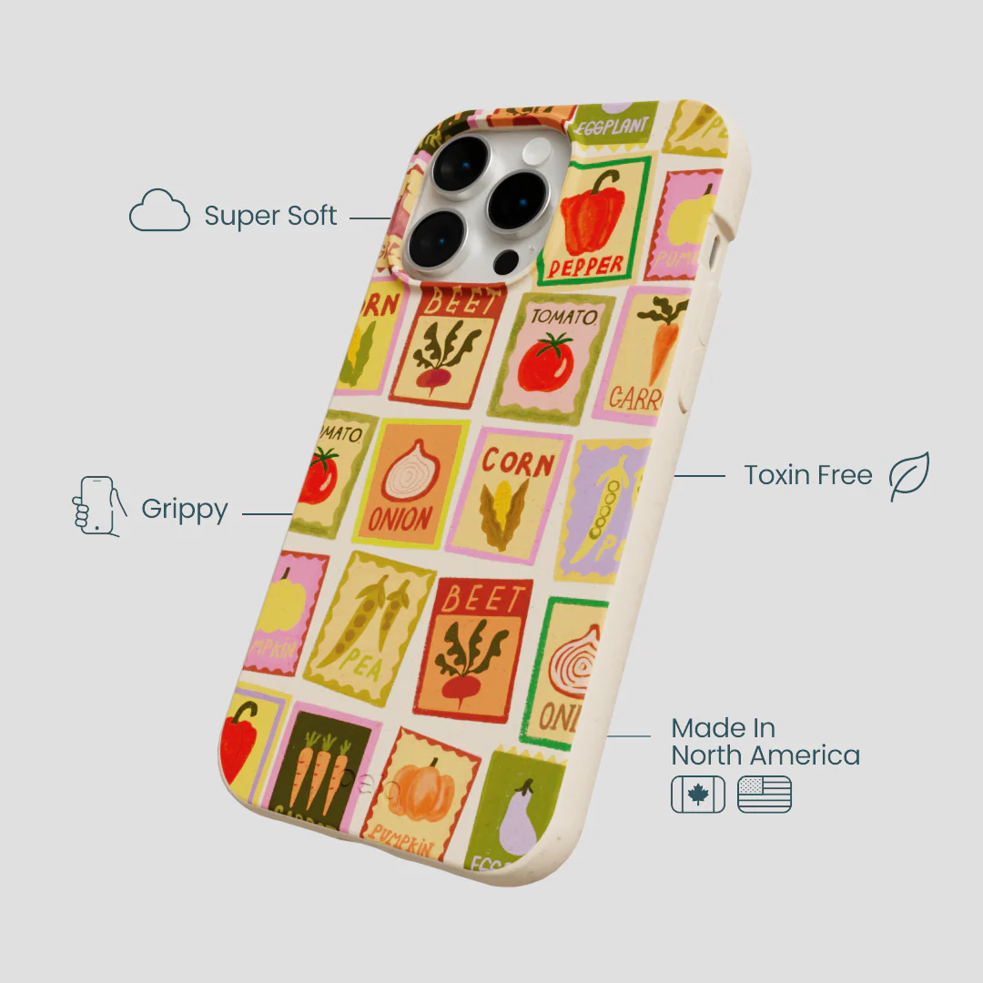 Seashell Veggie Packets iPhone 15 Pro Max Case - Image 4