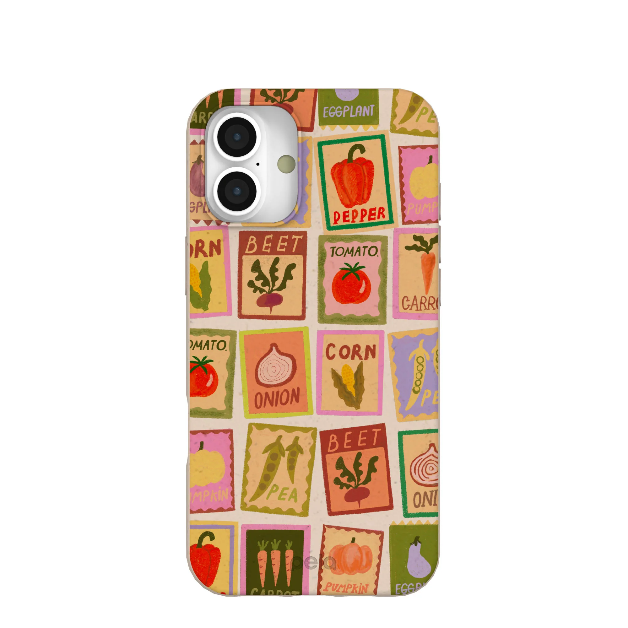 Seashell Veggie Packets iPhone 16 Plus Case