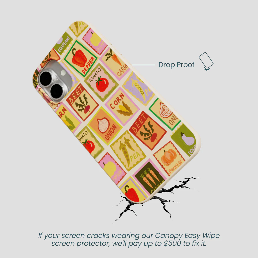 Seashell Veggie Packets iPhone 16 Plus Case - Image 5