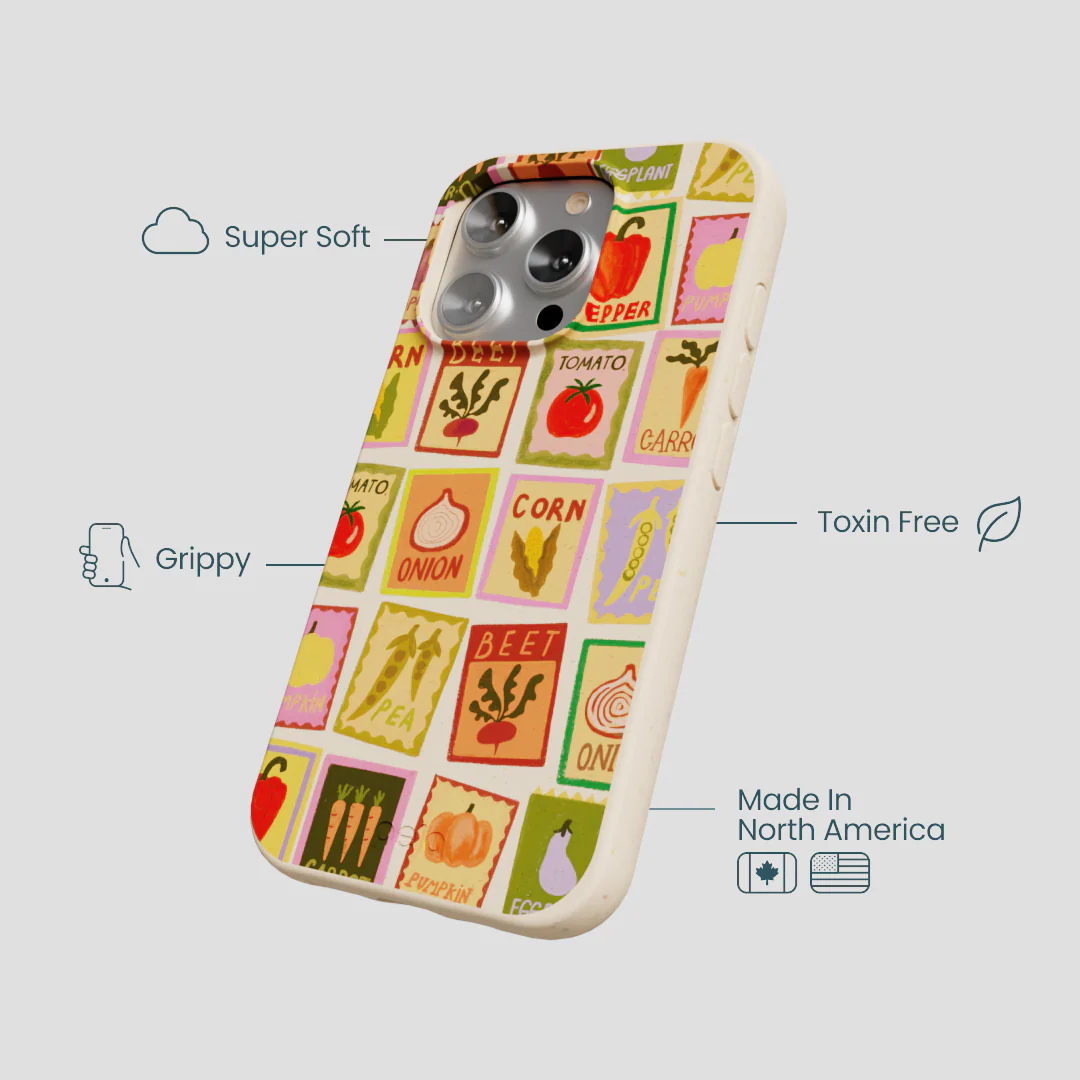 Seashell Veggie Packets iPhone 16 Pro Case - Image 4
