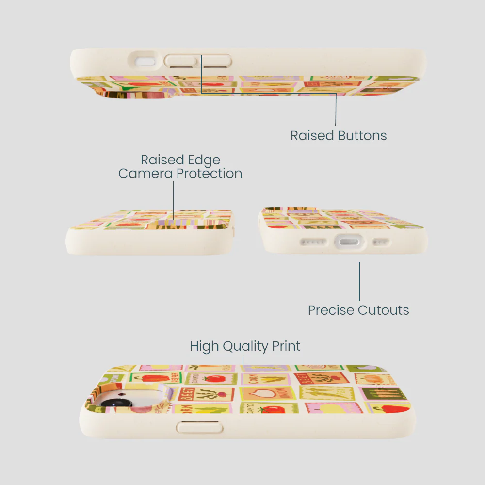 Seashell Veggie Packets iPhone 16e/17e Case - Image 3