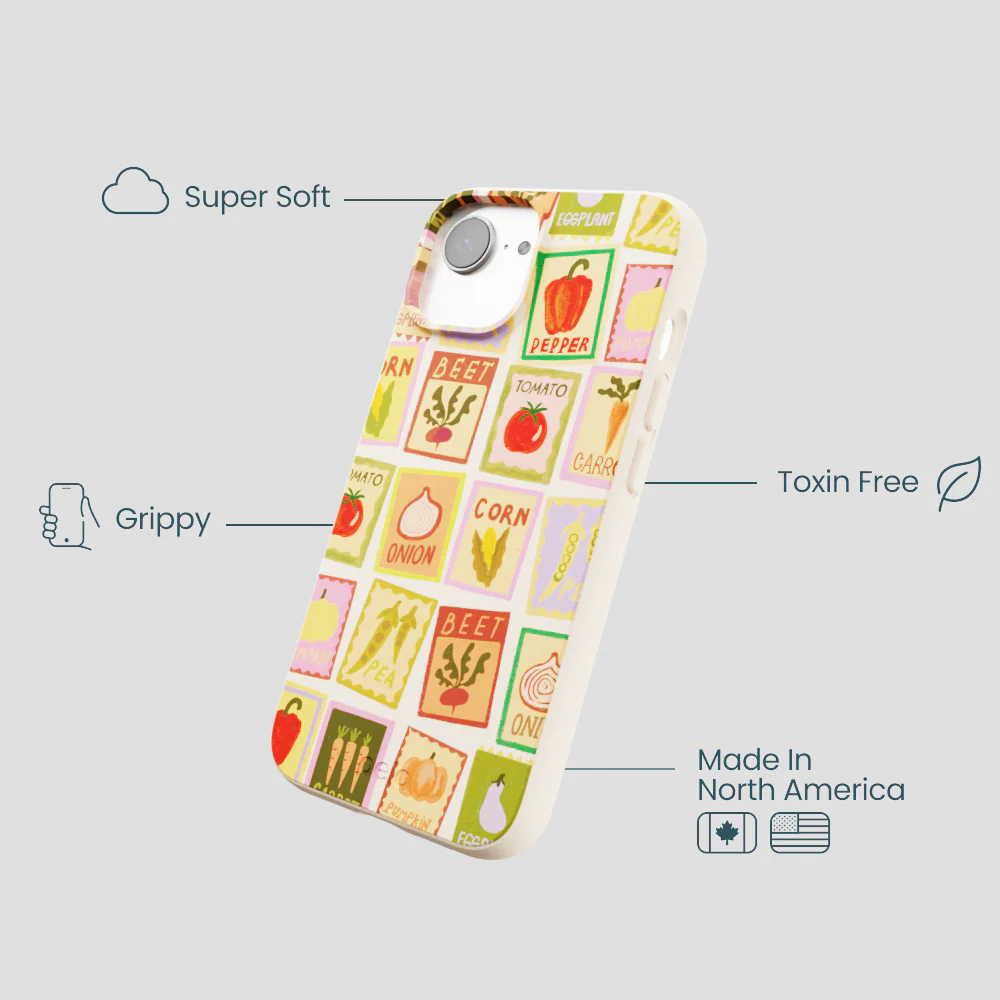 Seashell Veggie Packets iPhone 16e/17e Case - Image 4
