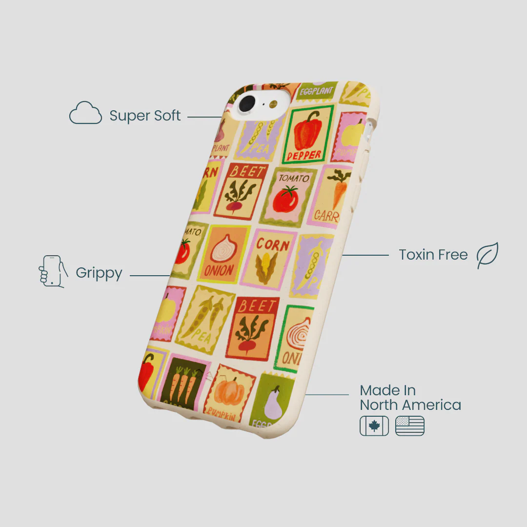 Seashell Veggie Packets iPhone 6/6s/7/8/SE Case - Image 3