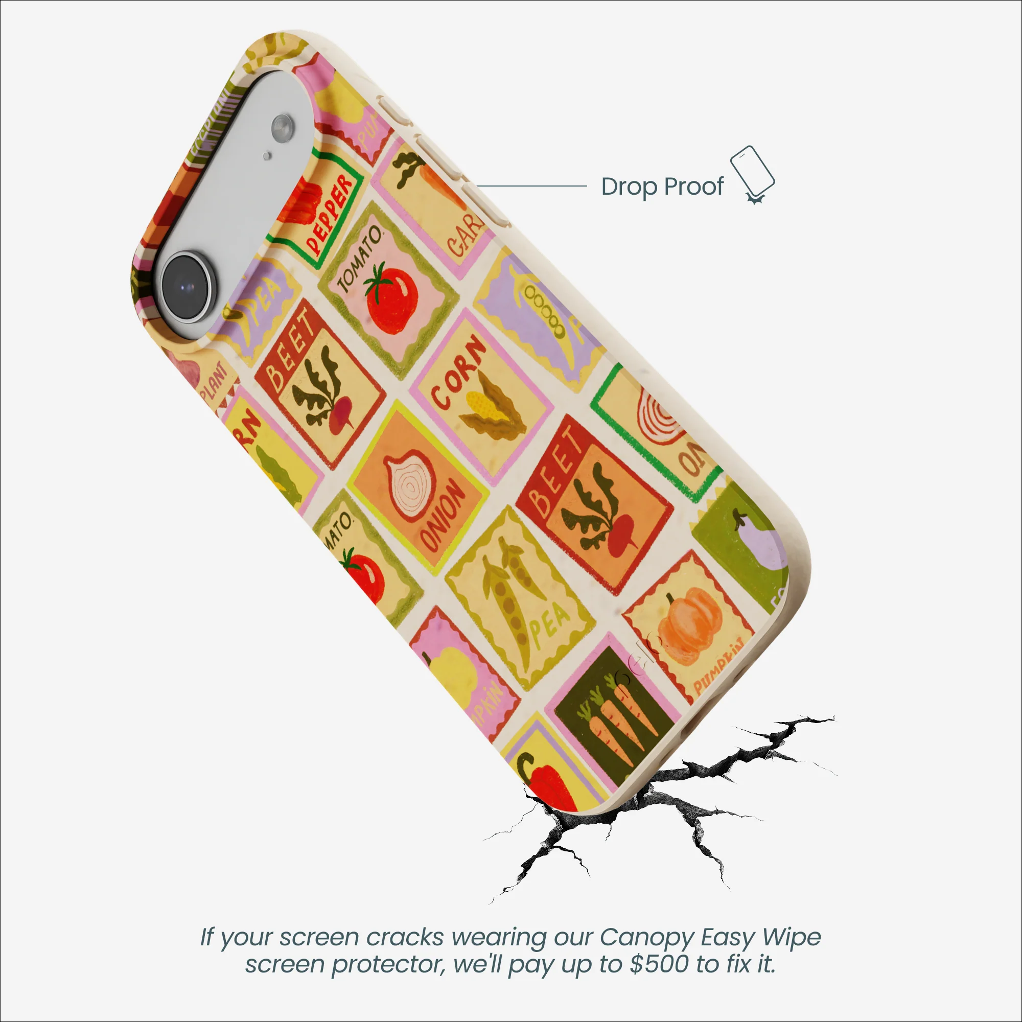 Seashell Veggie Packets iPhone Air Case - Image 4