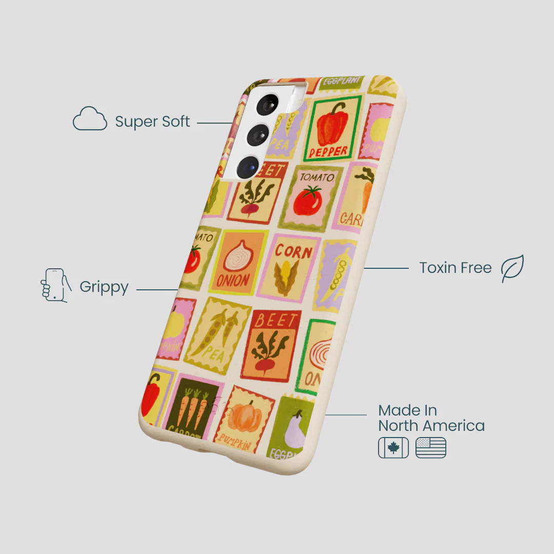 Seashell Veggie Packets Samsung Galaxy S22 Case - Image 3