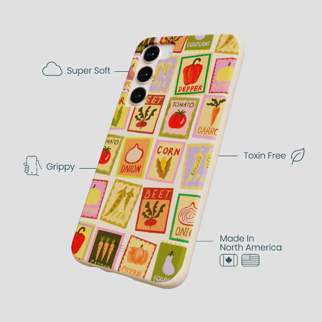 Seashell Veggie Packets Samsung Galaxy S23+(Plus) Case - Image 3
