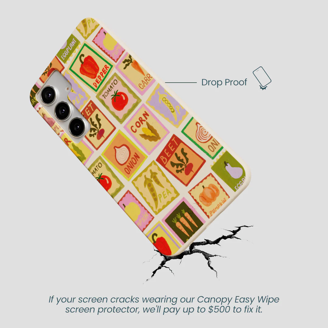 Seashell Veggie Packets Samsung Galaxy S25+(Plus) Case - Image 4