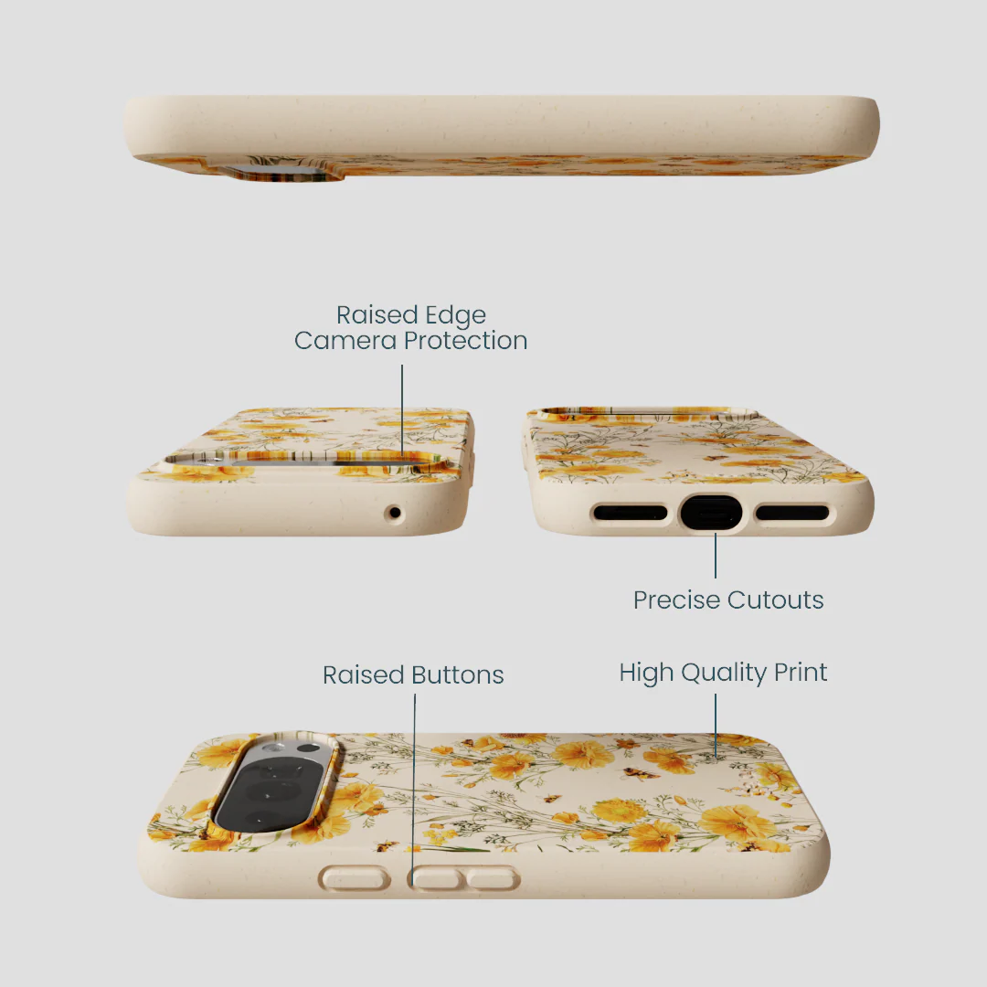 Seashell Vintage Bee Google Pixel 10/10 Pro Case - Image 3