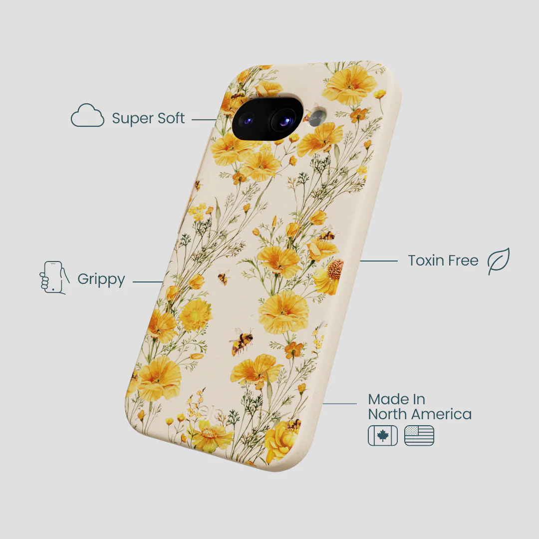 Seashell Vintage Bee Google Pixel 9a Case - Image 4