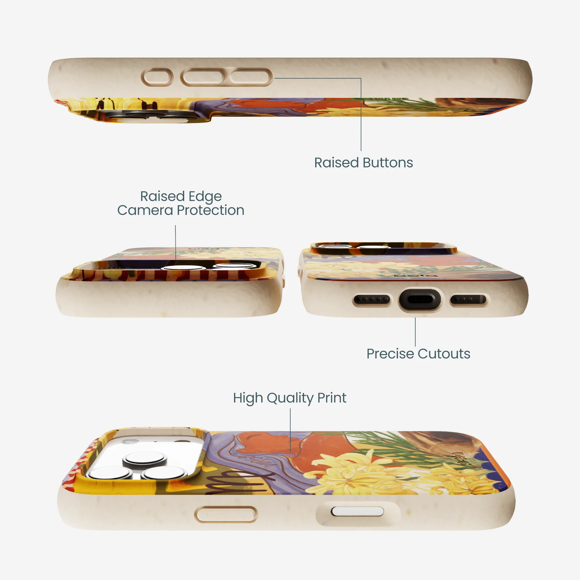 Seashell Virgo Goddess iPhone 17 Pro Case - Image 3