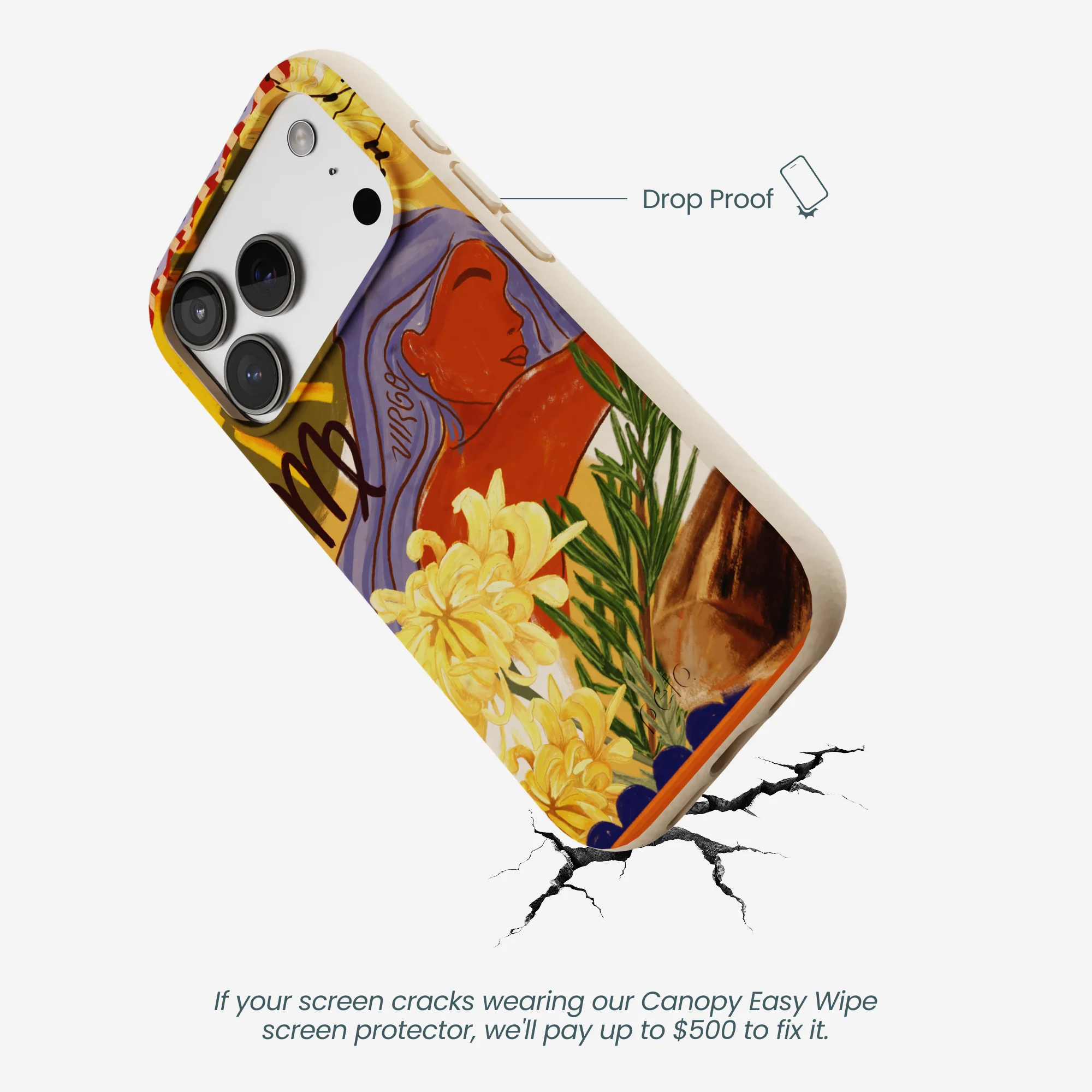 Seashell Virgo Goddess iPhone 17 Pro Case - Image 5