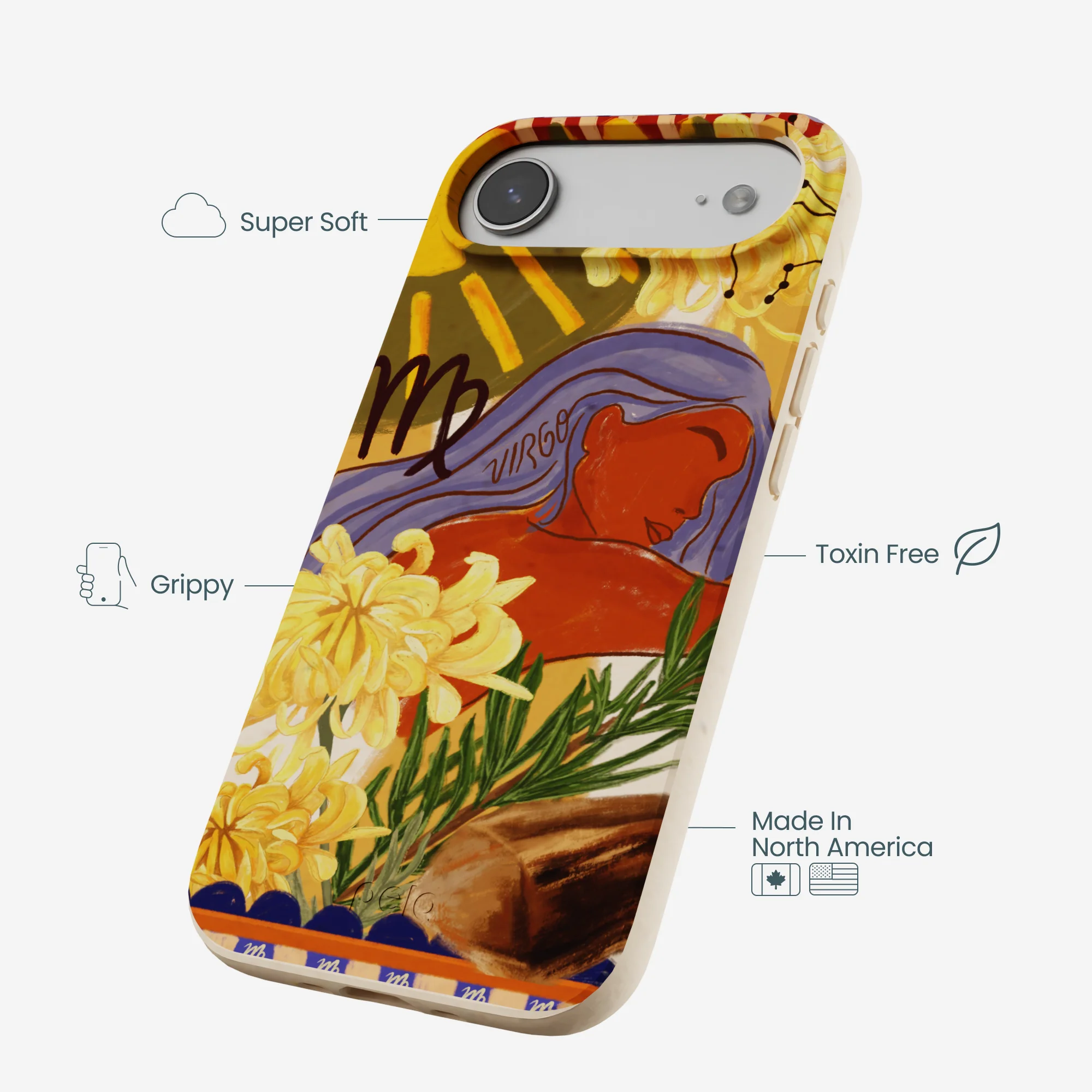 Seashell Virgo Goddess iPhone Air Case - Image 3