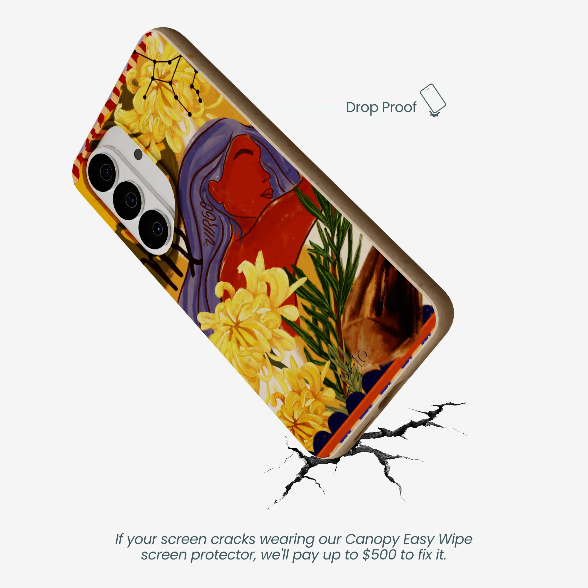 Seashell Virgo Goddess Samsung Galaxy S26 Case - Image 4