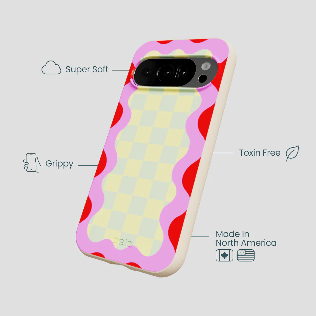Seashell Warp Grid Google Pixel 10/10 Pro Case - Image 4