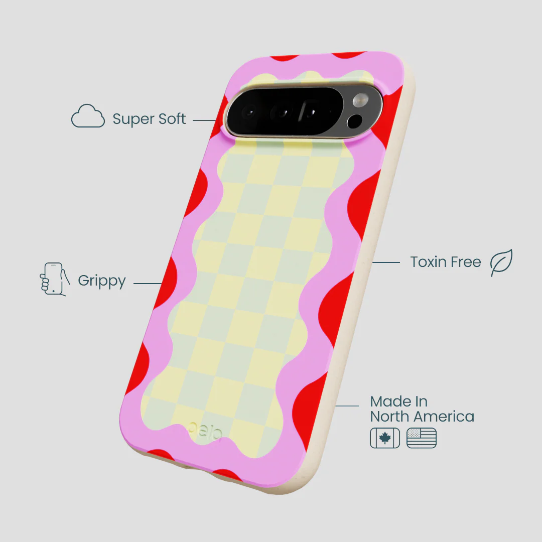 Seashell Warp Grid Google Pixel 10 Pro XL Case - Image 3