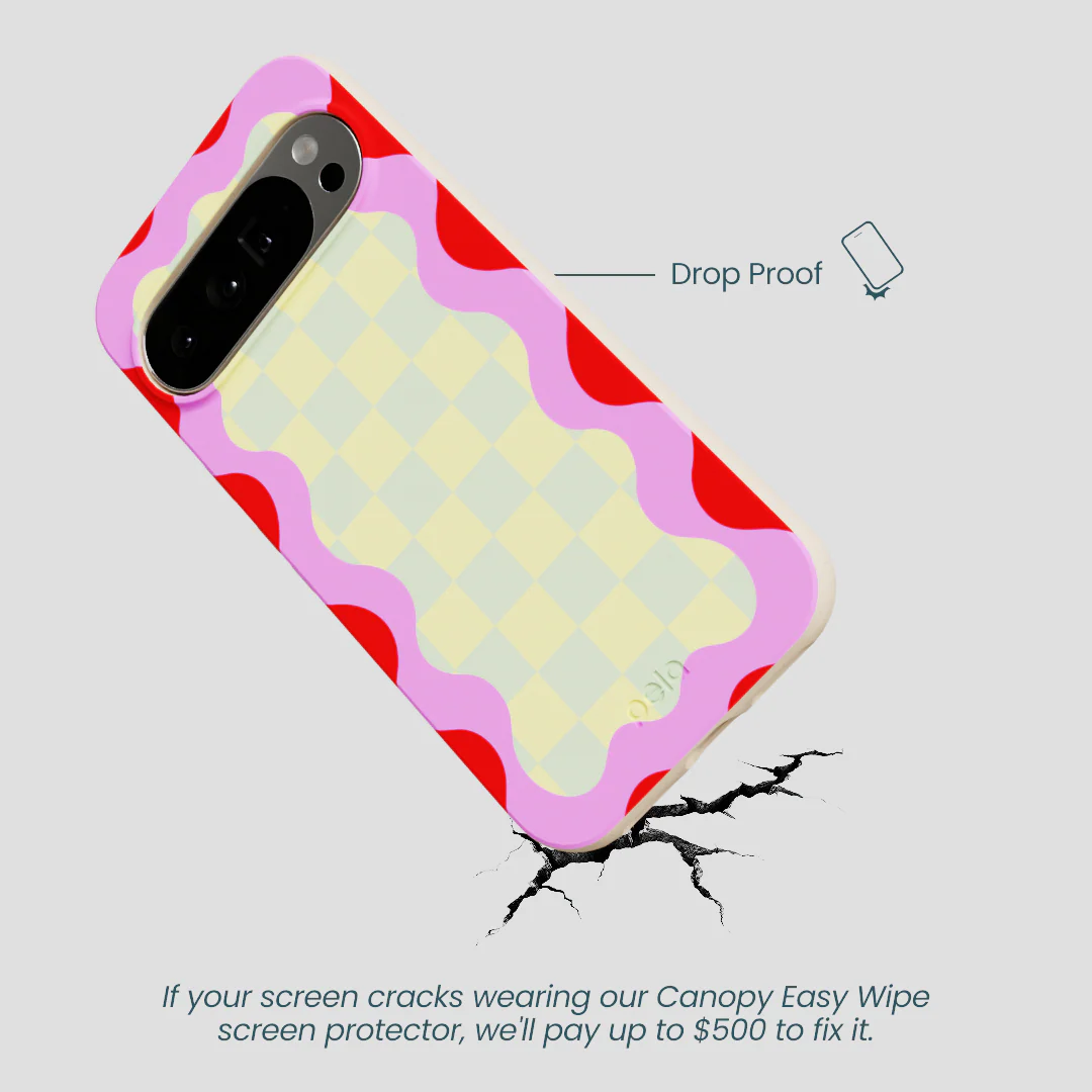 Seashell Warp Grid Google Pixel 10 Pro XL Case - Image 4