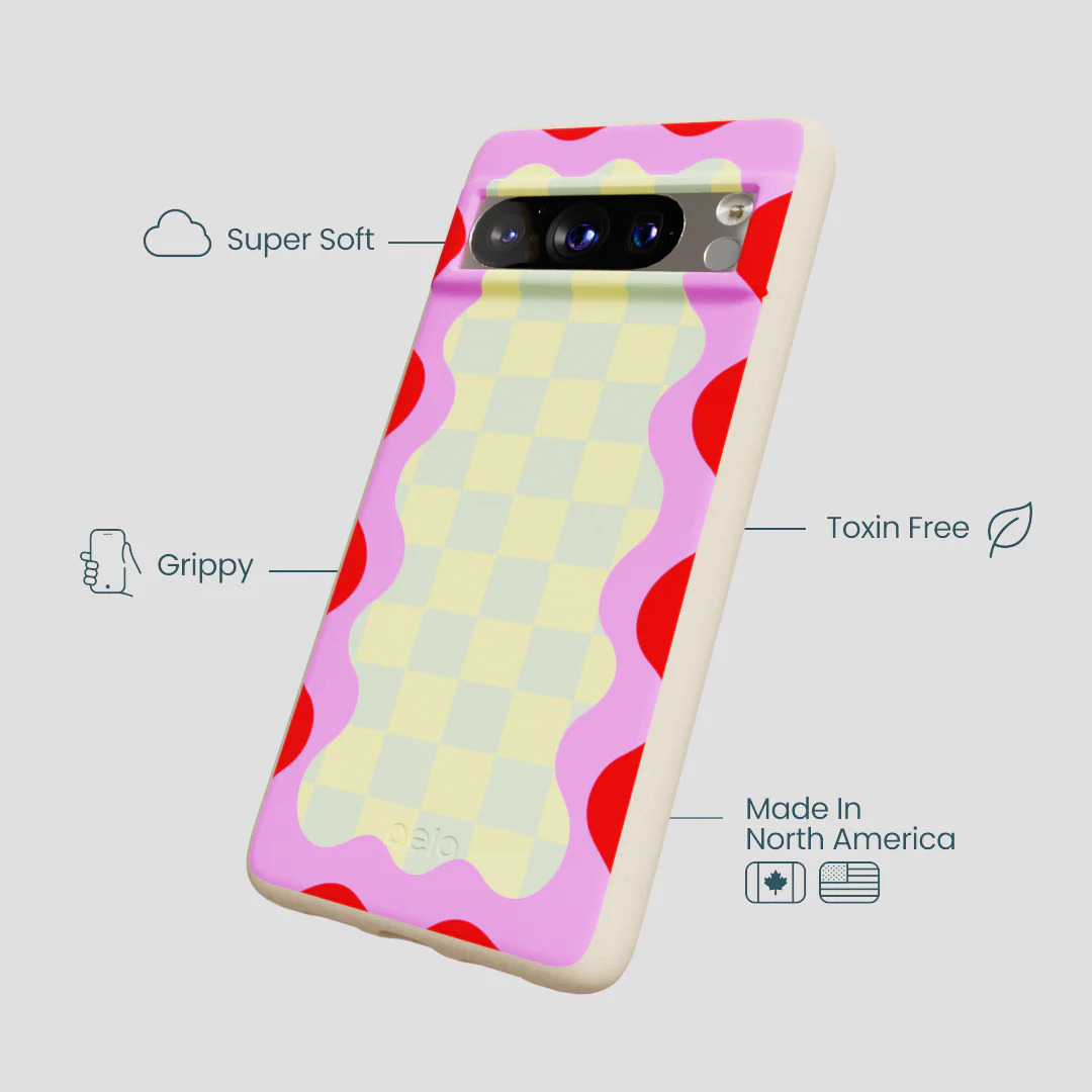 Seashell Warp Grid Google Pixel 8 Pro Case - Image 3