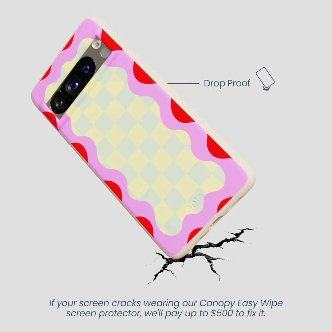 Seashell Warp Grid Google Pixel 8 Pro Case - Image 4