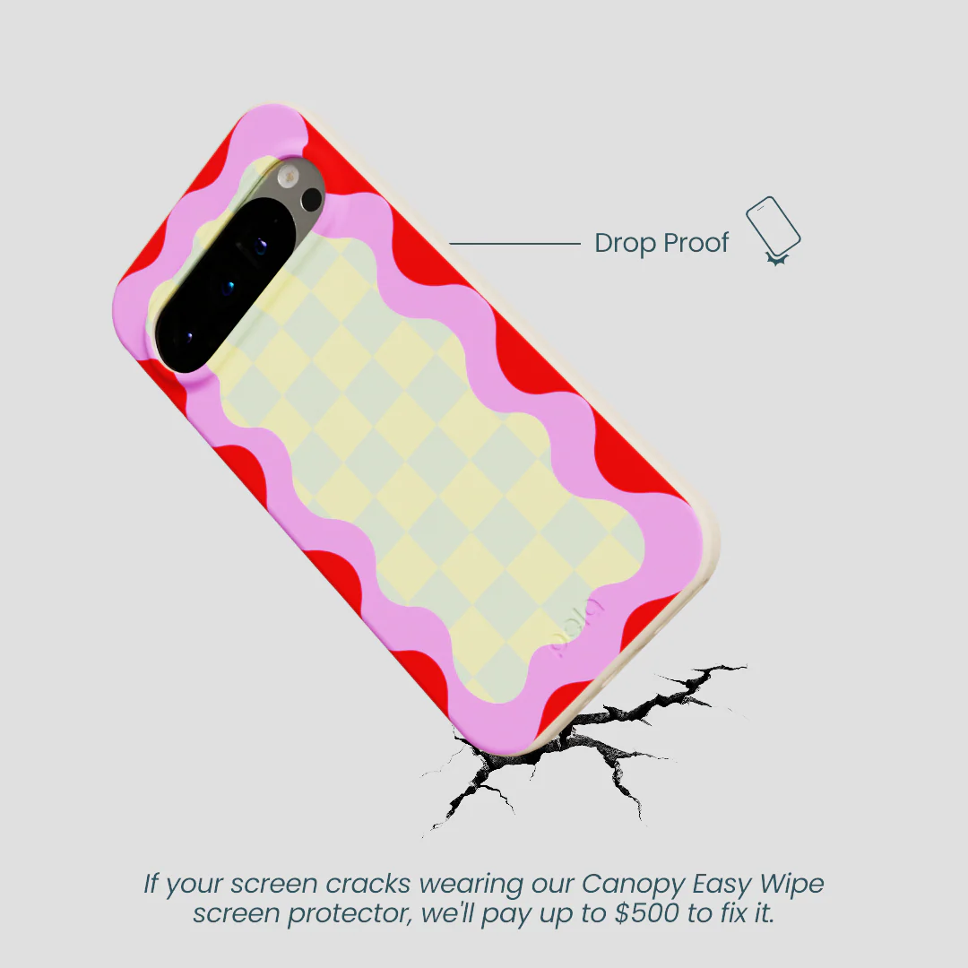 Seashell Warp Grid Google Pixel 9/9 Pro Case - Image 4