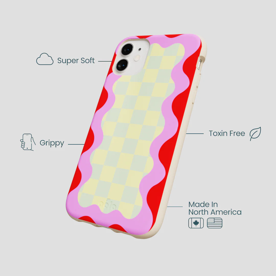 Seashell Warp Grid iPhone 11 Case - Image 3