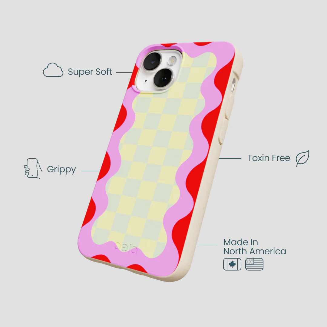 Seashell Warp Grid iPhone 13 Case - Image 4