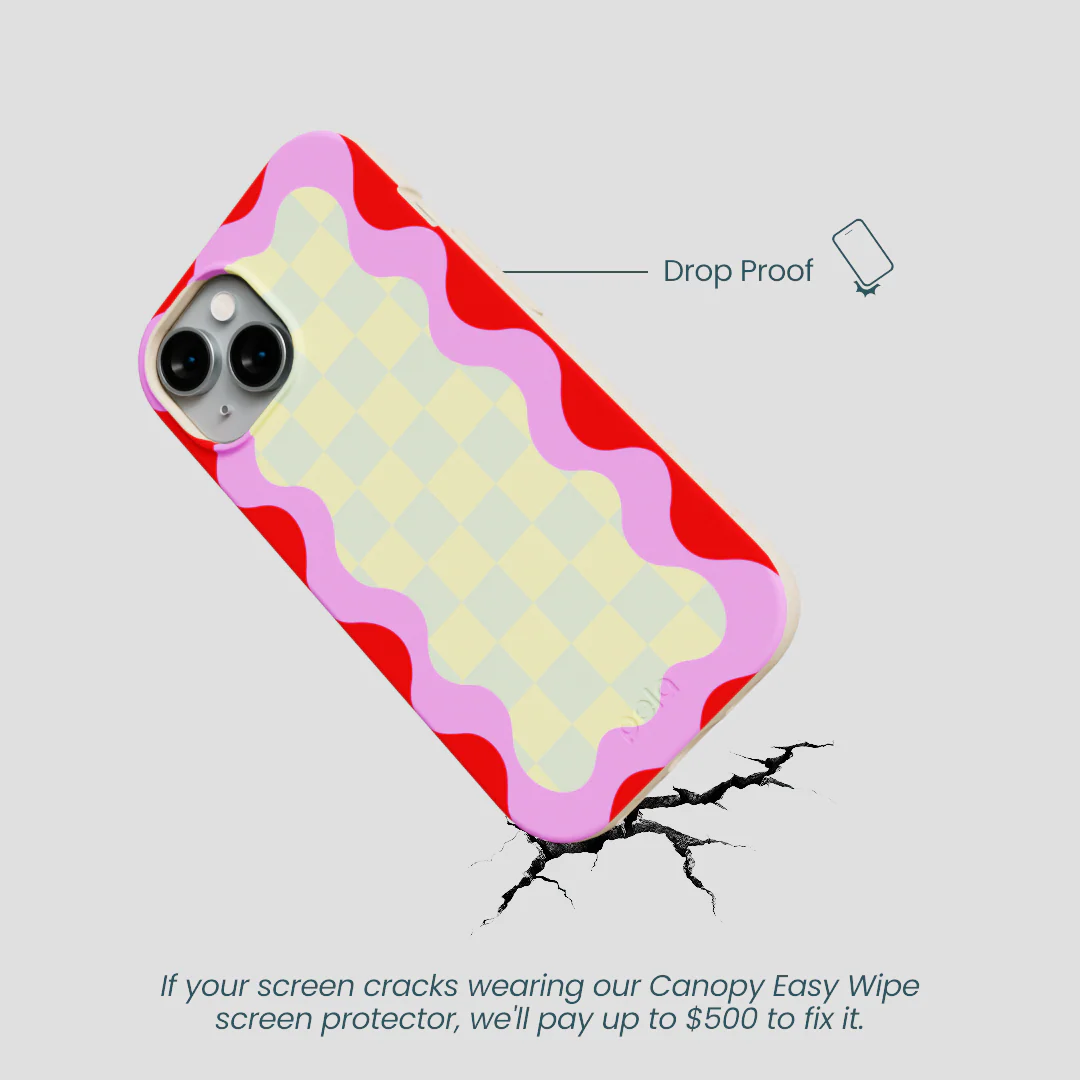 Seashell Warp Grid iPhone 14 Case - Image 5