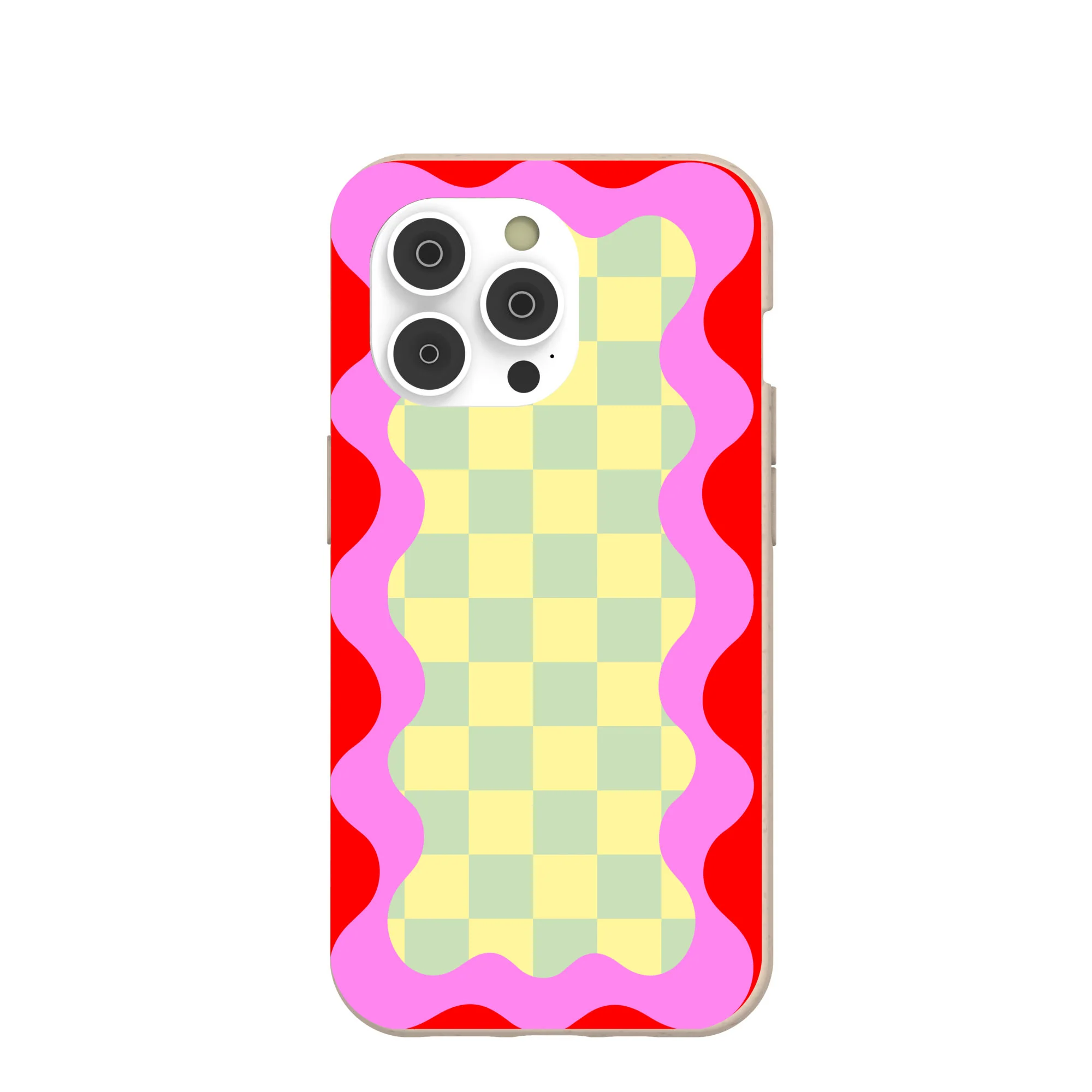 Seashell Warp Grid iPhone 14 Pro Case