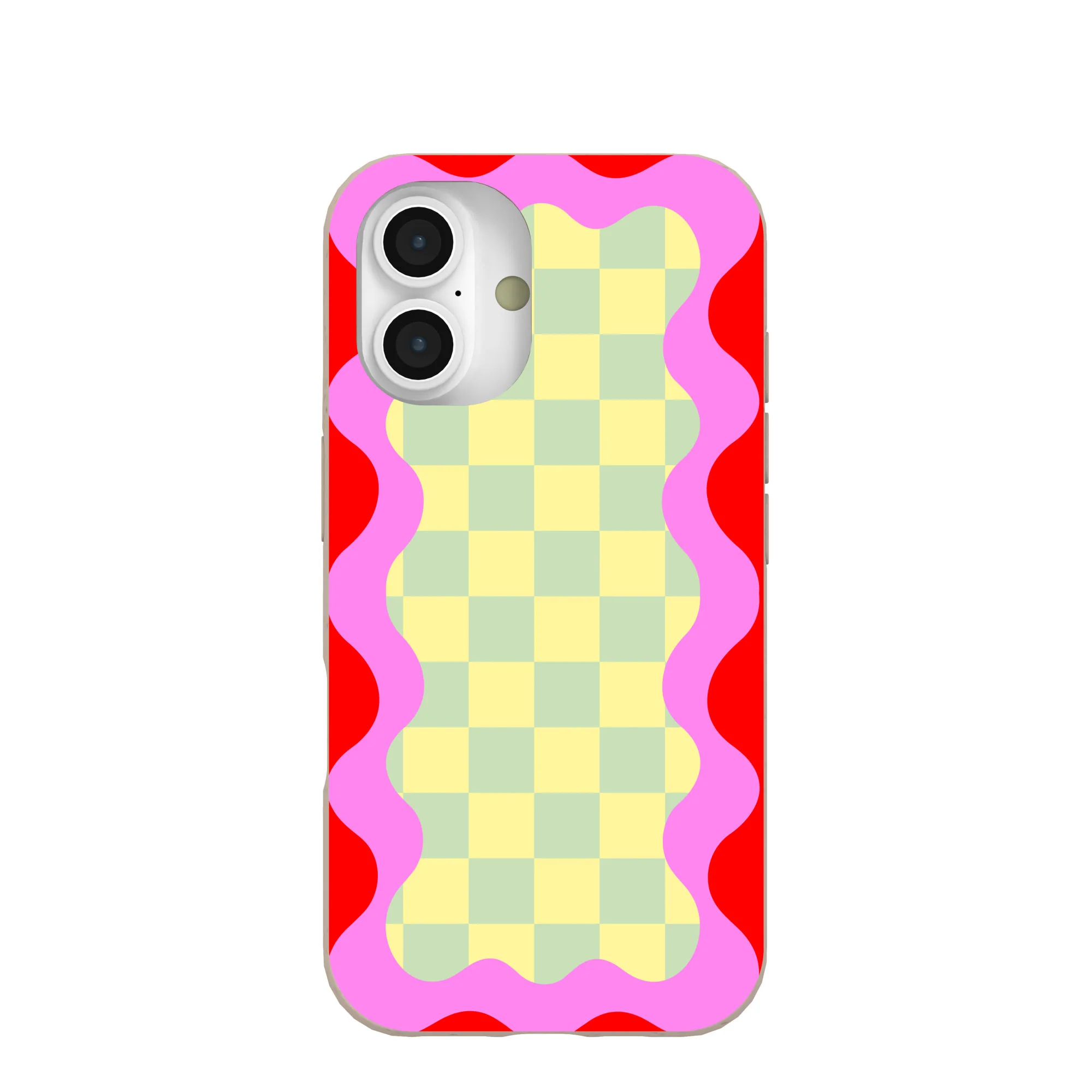 Seashell Warp Grid iPhone 16 Case