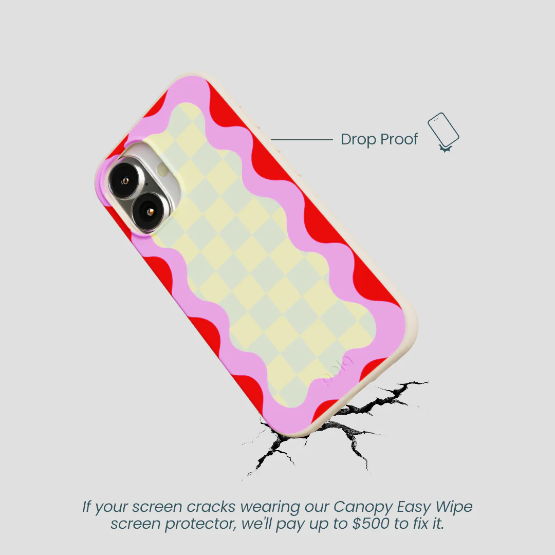 Seashell Warp Grid iPhone 16 Case - Image 5