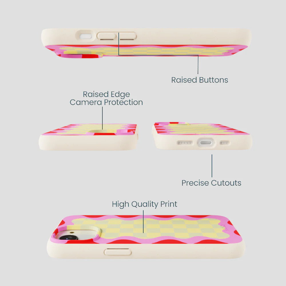 Seashell Warp Grid iPhone 16e/17e Case - Image 3