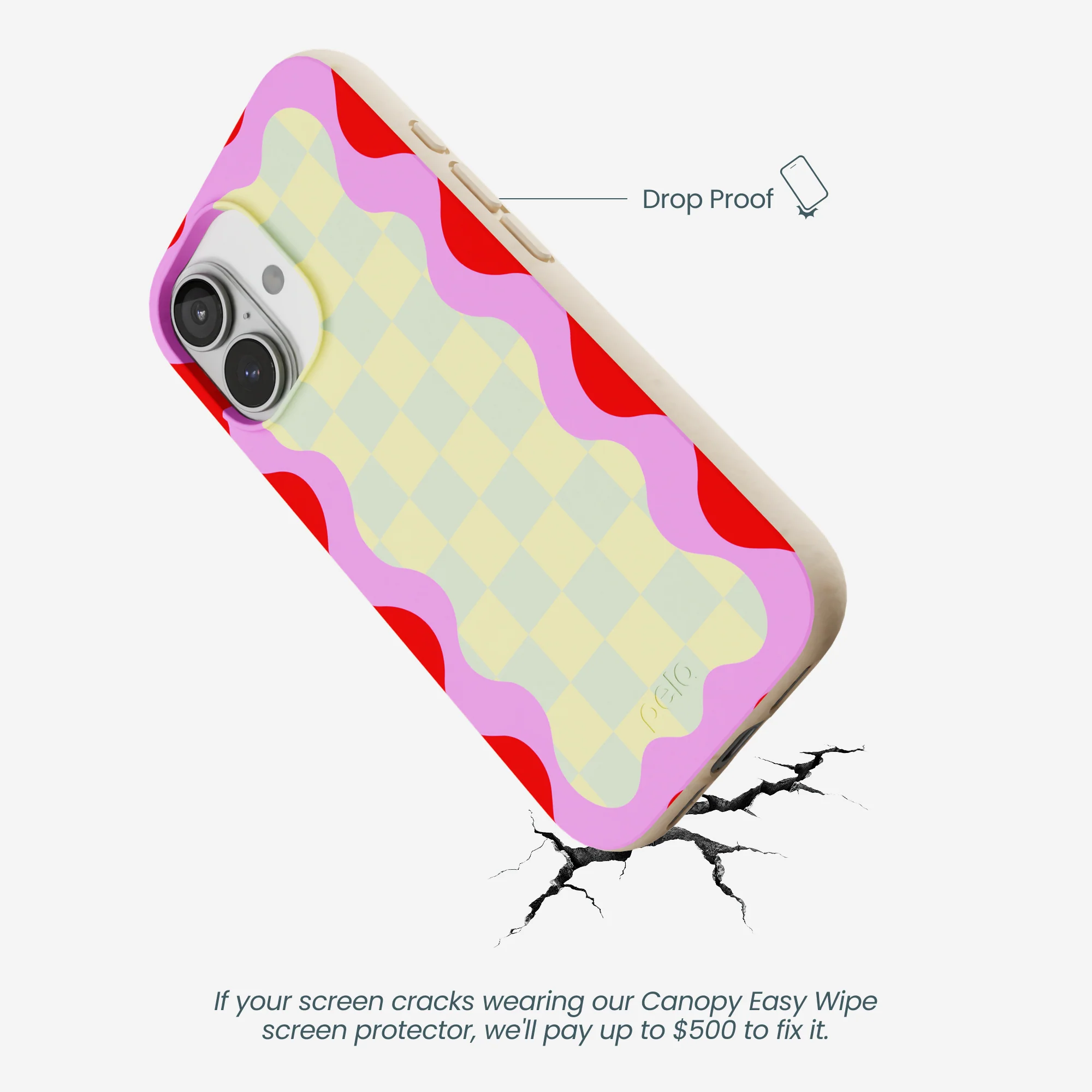 Seashell Warp Grid iPhone 17 Case - Image 5