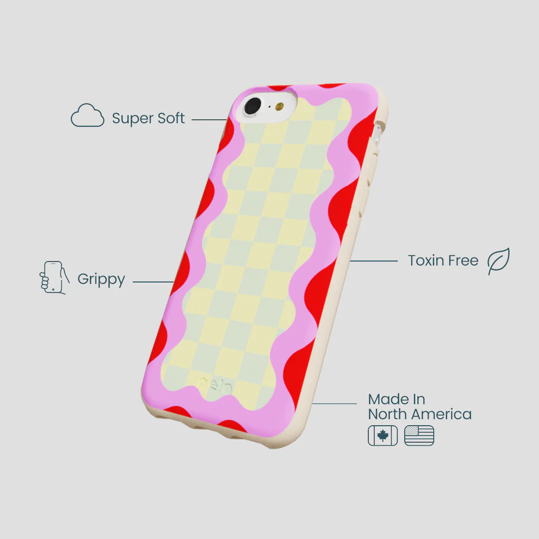 Seashell Warp Grid iPhone 6/6s/7/8/SE Case - Image 3