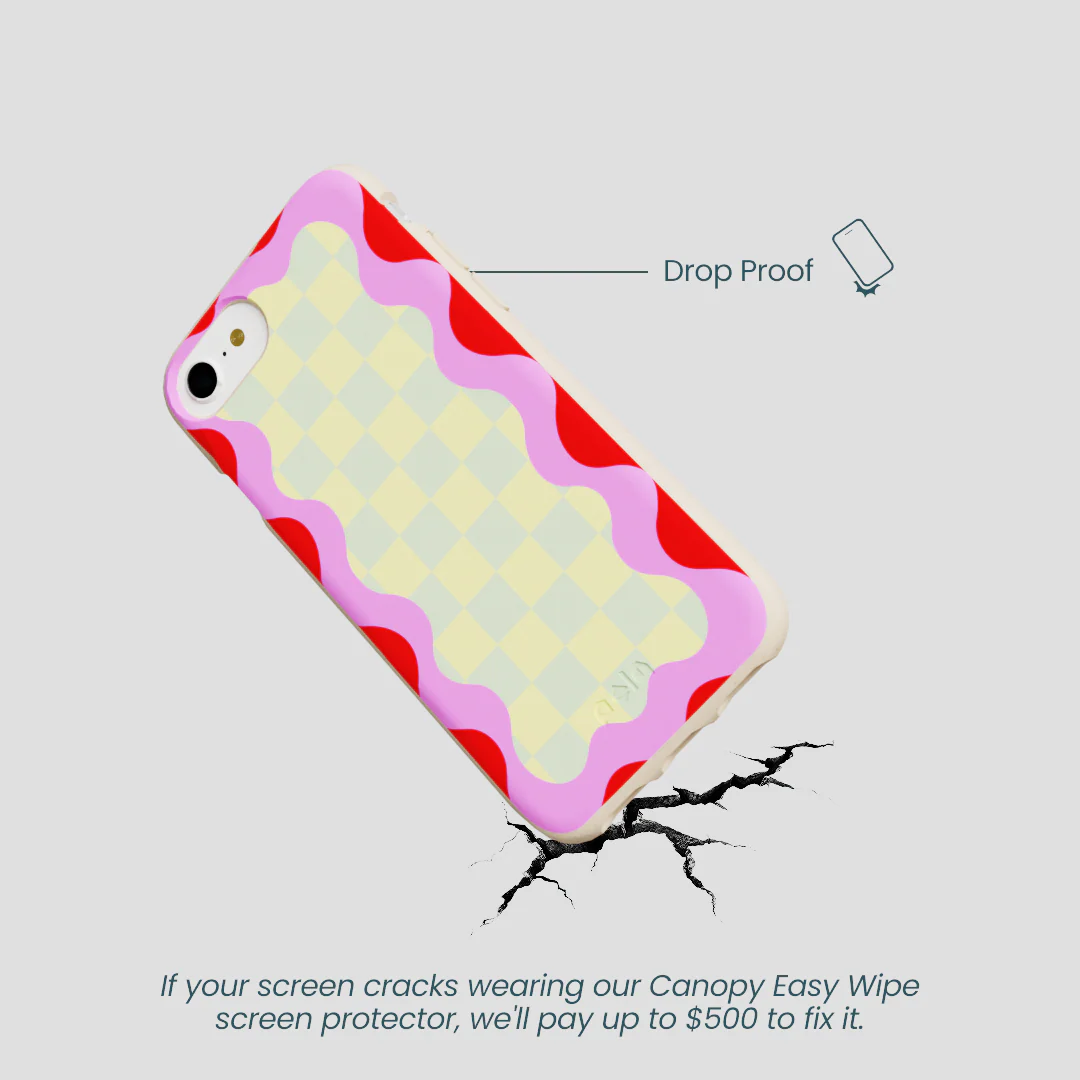 Seashell Warp Grid iPhone 6/6s/7/8/SE Case - Image 4