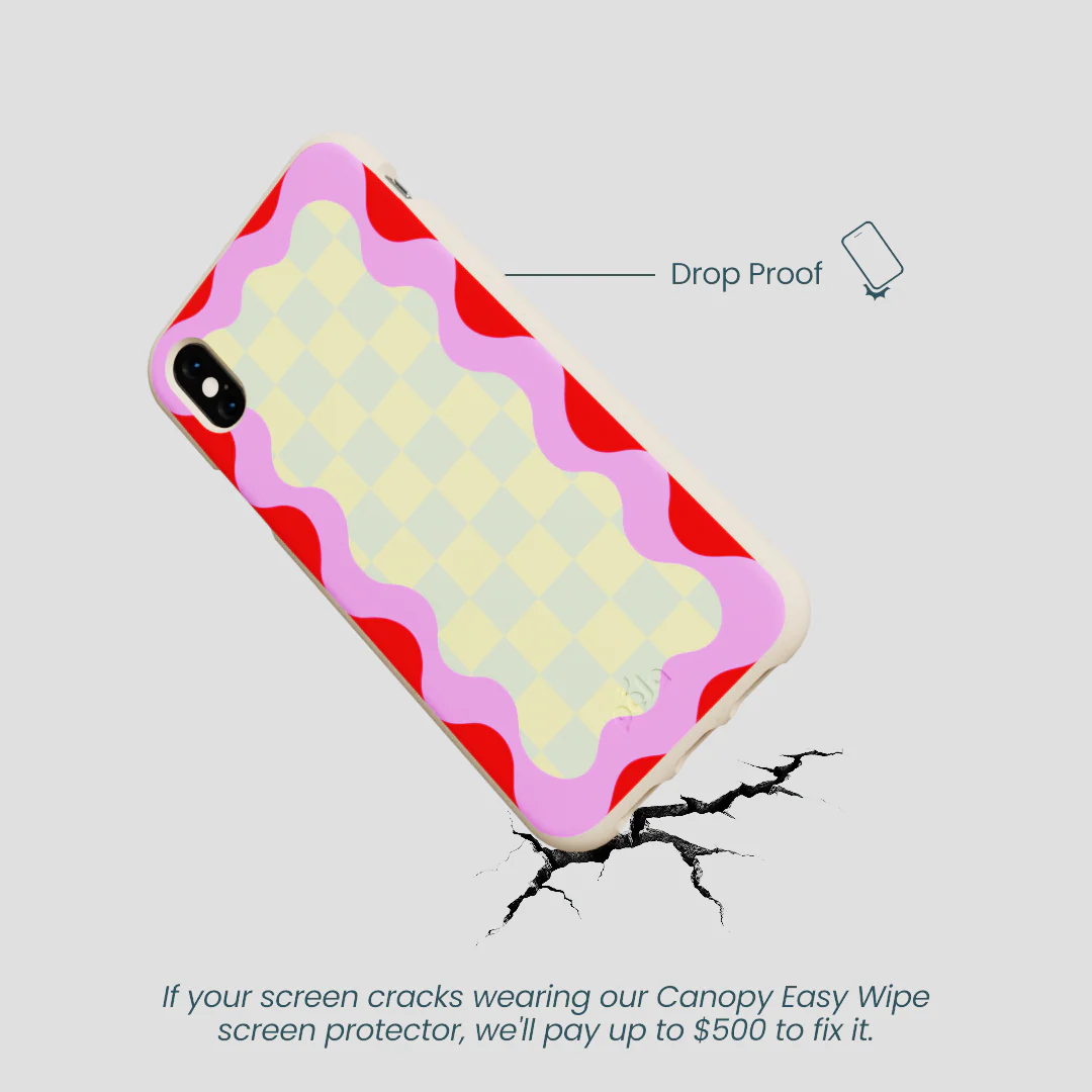 Seashell Warp Grid iPhone XR Case - Image 4