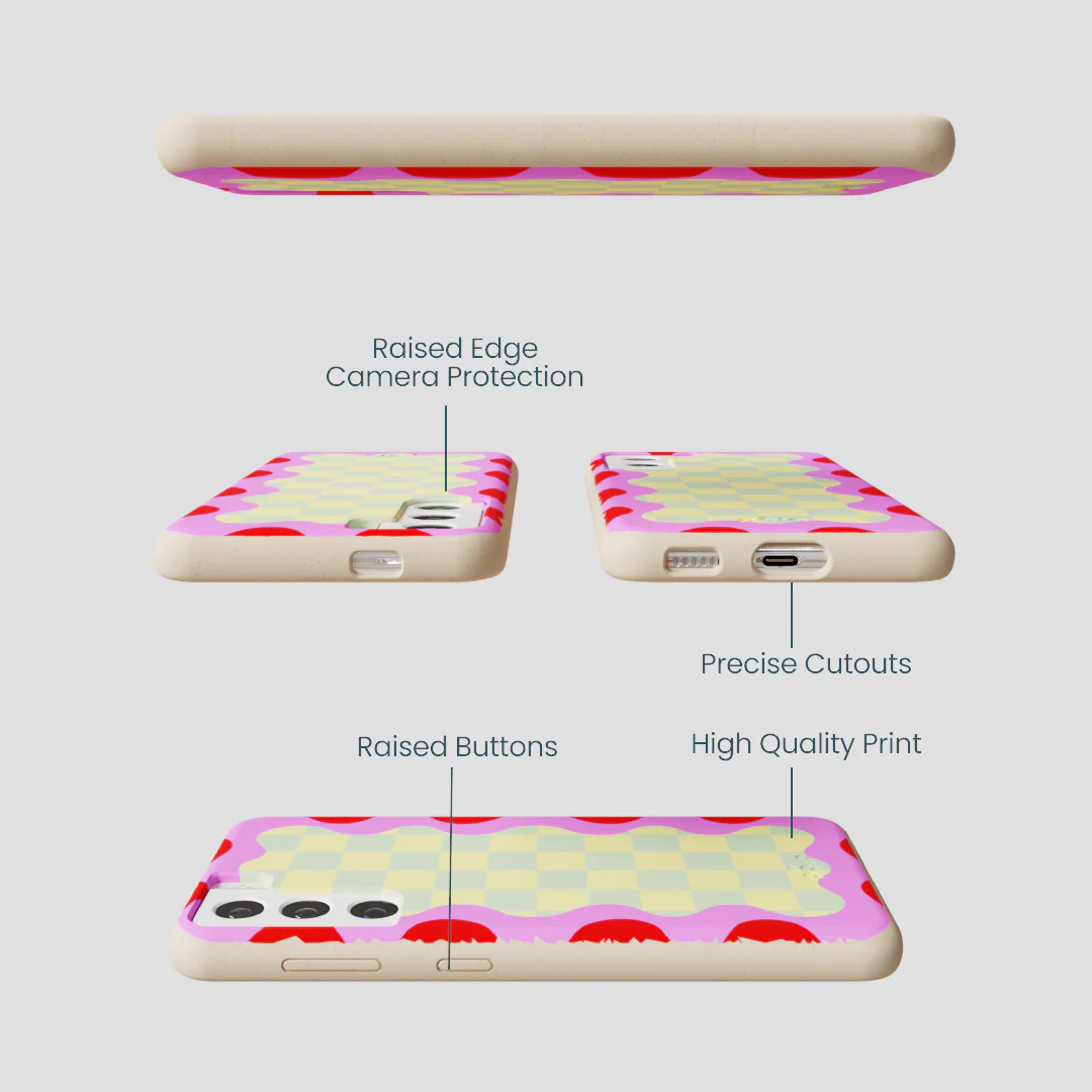 Seashell Warp Grid Samsung Galaxy S21 Case - Image 2