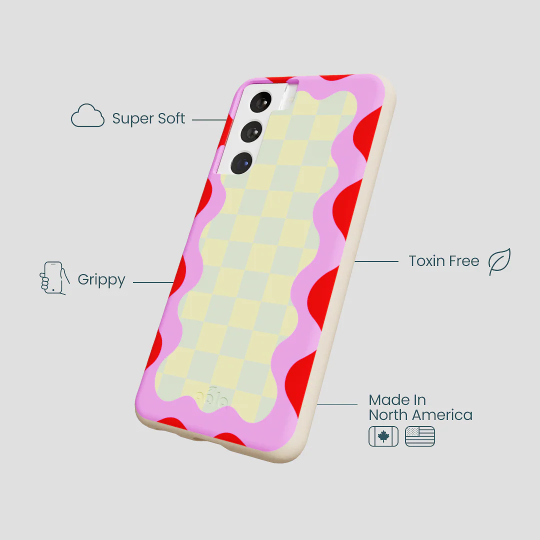 Seashell Warp Grid Samsung Galaxy S21 Case - Image 3