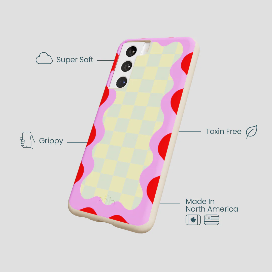 Seashell Warp Grid Samsung Galaxy S22 Case - Image 3