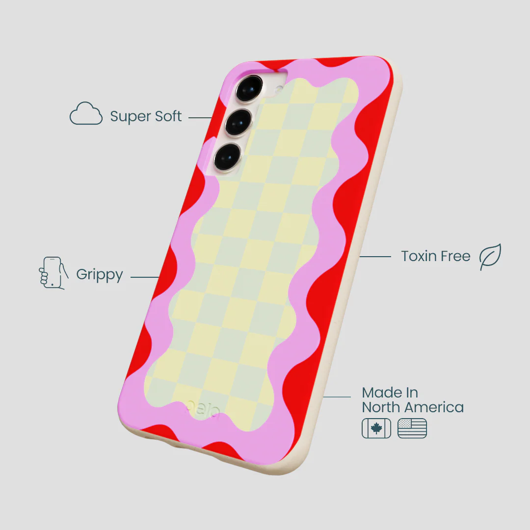 Seashell Warp Grid Samsung Galaxy S23+(Plus) Case - Image 3