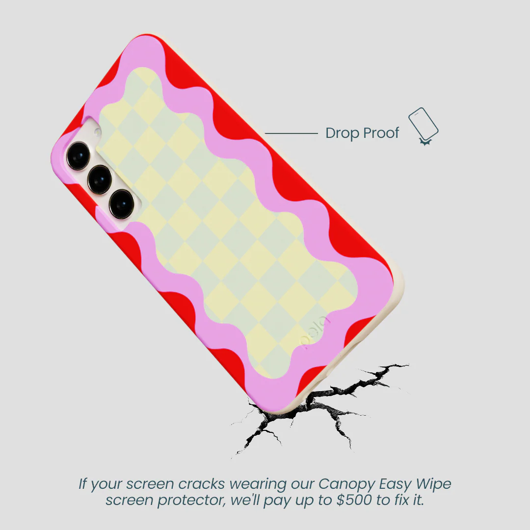 Seashell Warp Grid Samsung Galaxy S23+(Plus) Case - Image 4