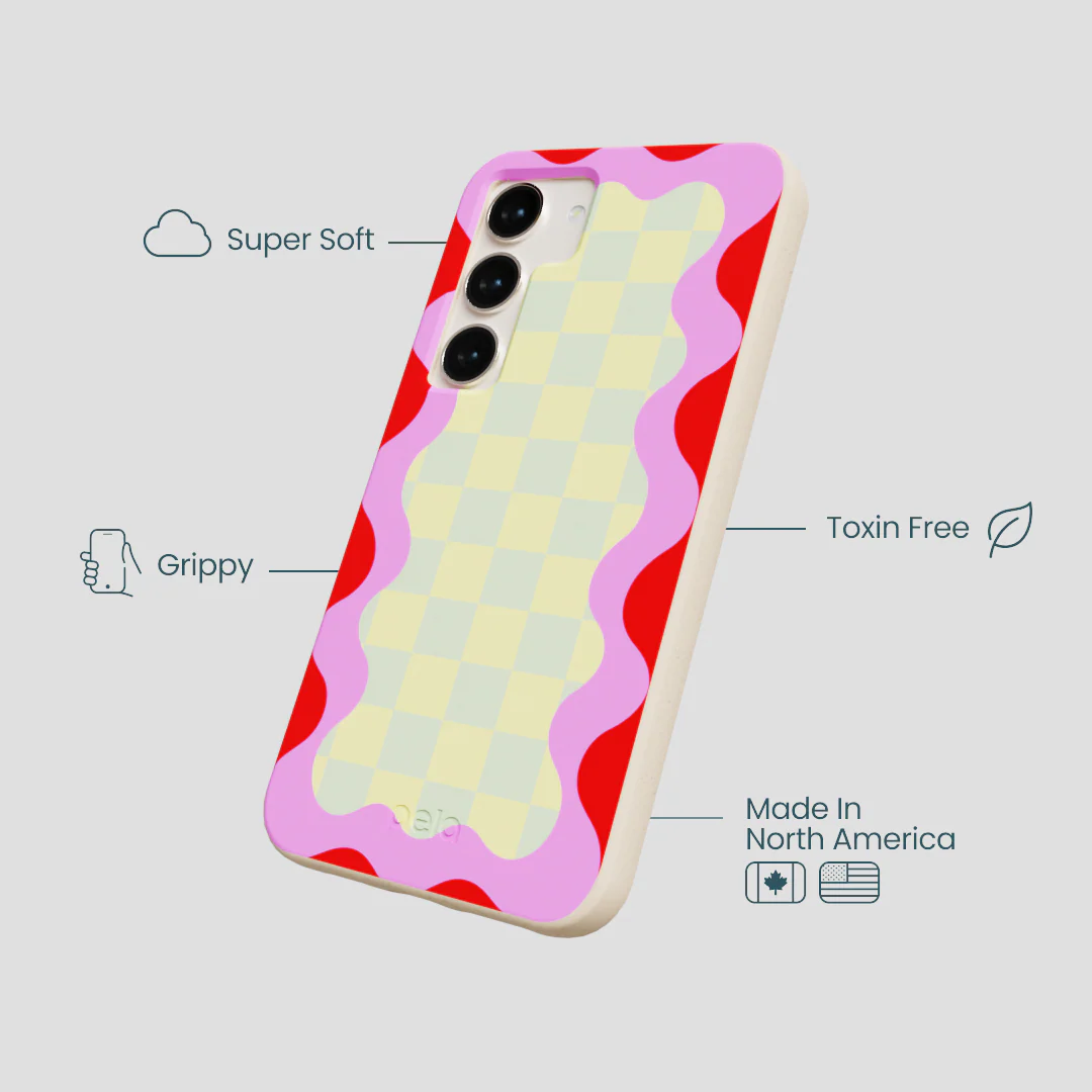 Seashell Warp Grid Samsung Galaxy S24 Case - Image 4