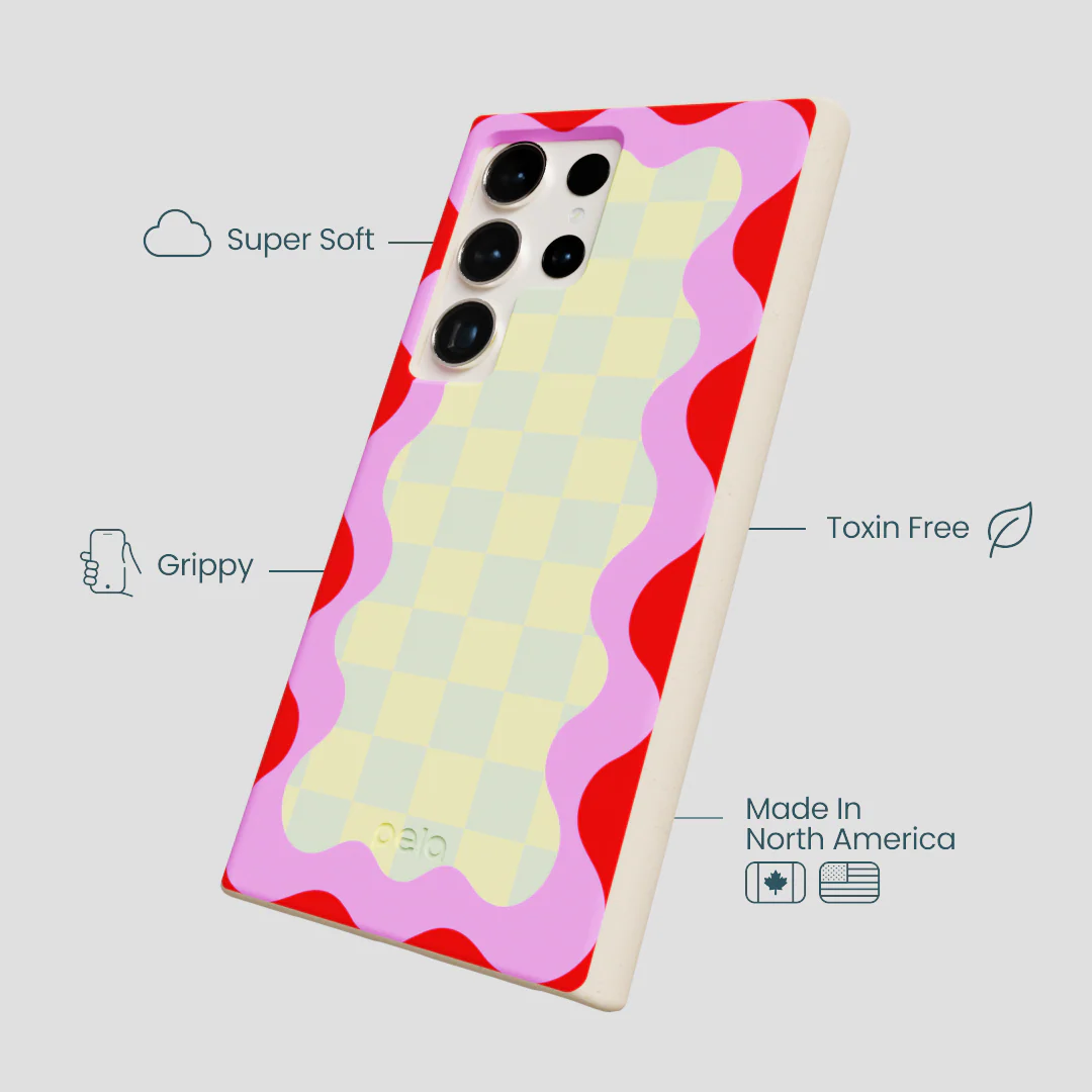 Seashell Warp Grid Samsung Galaxy S24 Ultra Case - Image 4