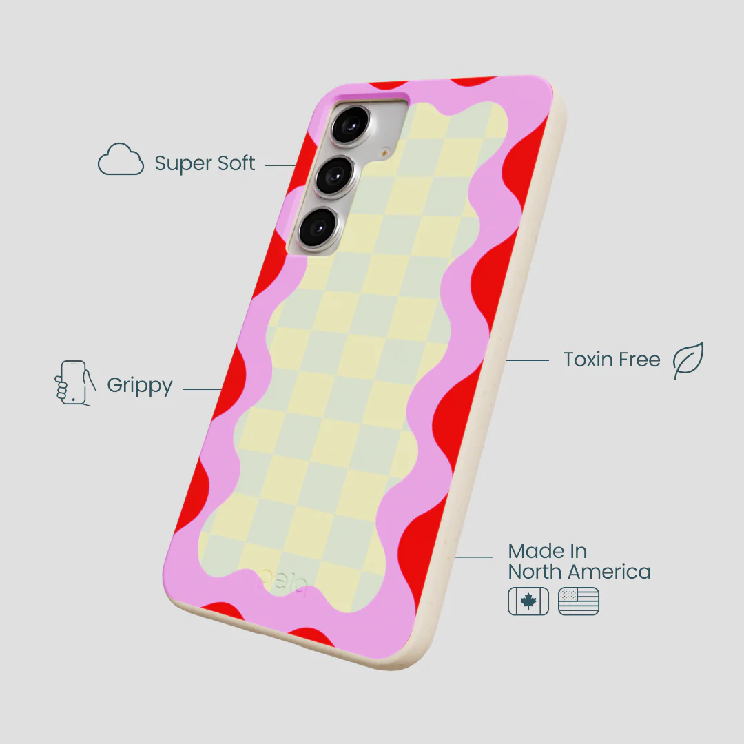 Seashell Warp Grid Samsung Galaxy S25+(Plus) Case - Image 4
