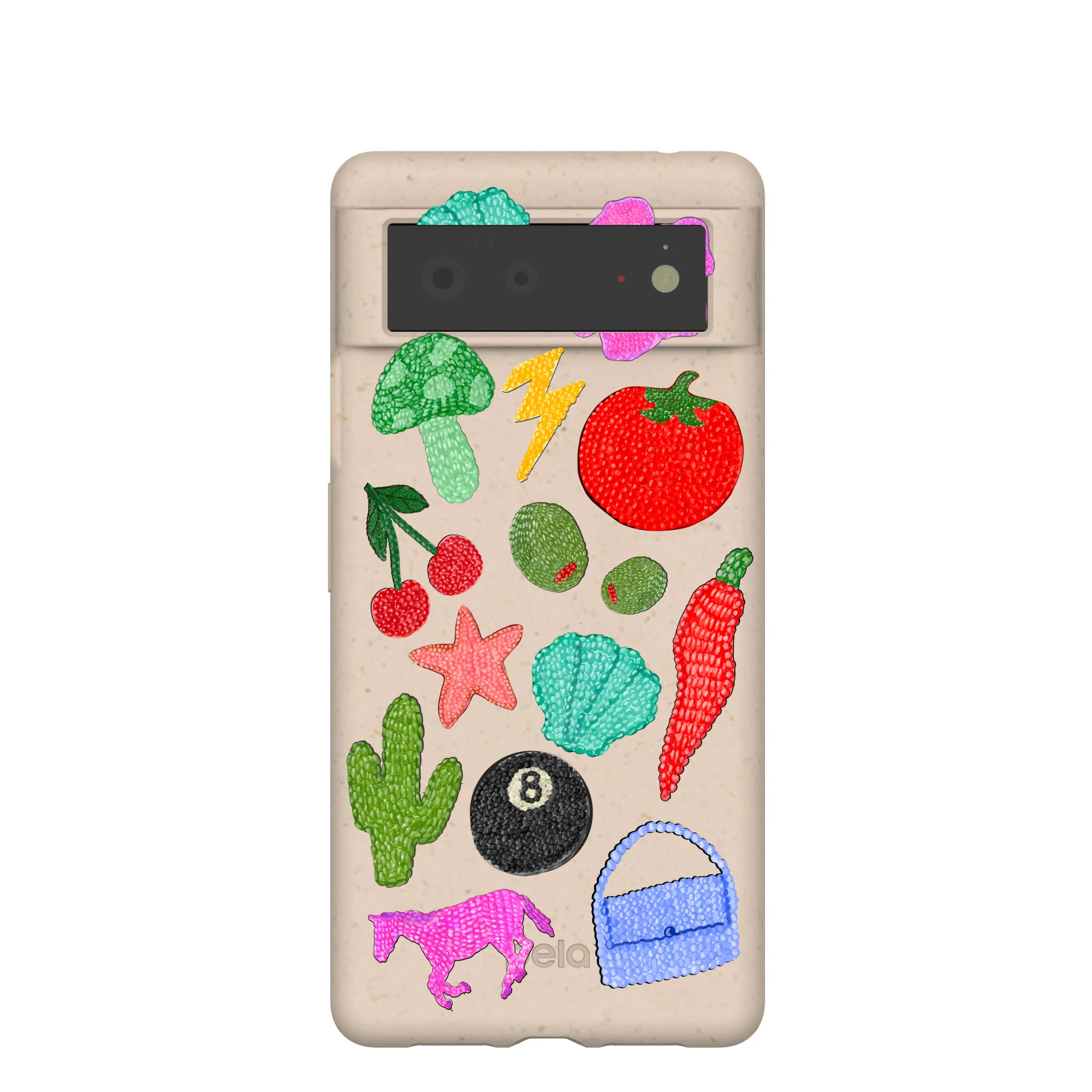 Seashell Whimsy Brooches Google Pixel 6 Case