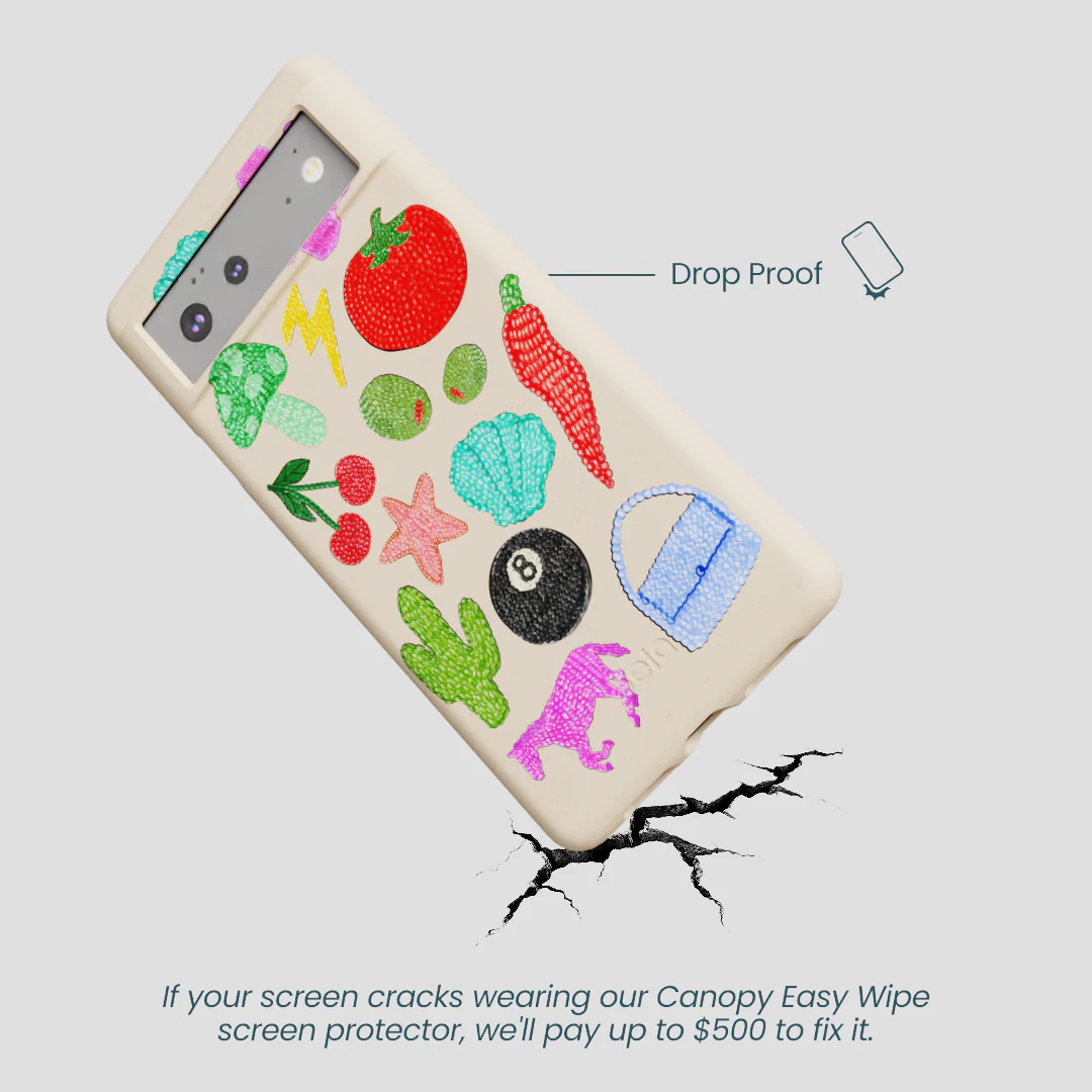 Seashell Whimsy Brooches Google Pixel 6 Case - Image 5